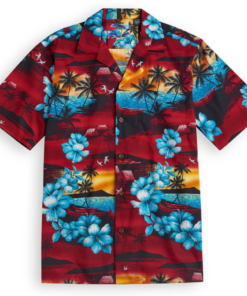 Sunset-Red-Hawaiian-Shirt-Fanshubus