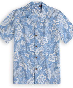 Tropical Pineapple Oasis Hawaiian Shirt