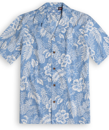 Tropical Pineapple Oasis Hawaiian Shirt