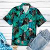 Friesian Horse Green Tropical G5709 - Hawaii Shirt