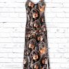 Hawaiian Black and Tan Coonhound Awesome D1407 - Hawaii Dress