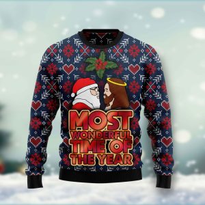 Most Wonderful Time Of The Year Ugly Christmas Sweater