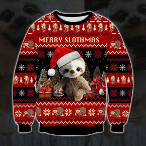 Baby Sloth Ugly Christmas Sweater