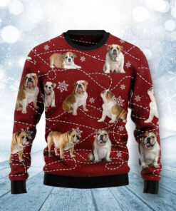 Bulldog Ugly Christmas Sweater