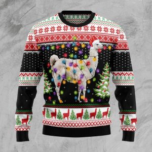 Llama Ugly Christmas Sweater