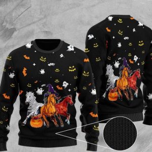 Halloween Horse Ugly Christmas Sweater