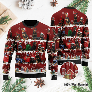 Rottweiler Ugly Christmas Sweater