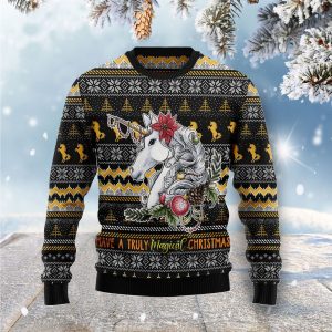 Truly Magical Christmas Unicorn Ugly Christmas Sweater