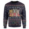 Cats Make Me Happy Ugly Christmas Sweater