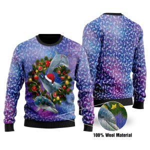 Dolphin Ugly Christmas Sweater