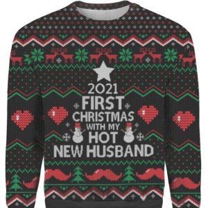 First Christmas With My New Husband Ugly Christmas Sweater