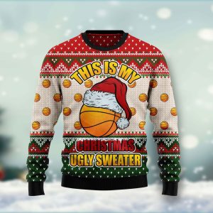 Basketball Ugly Christmas Sweater