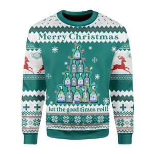 Sanitizer Ugly Christmas Sweater