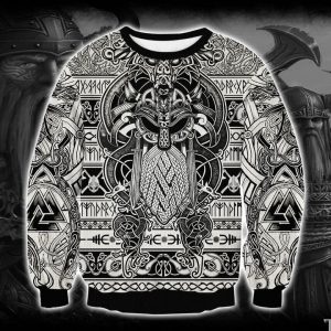 Viking Odin Ugly Christmas Sweater