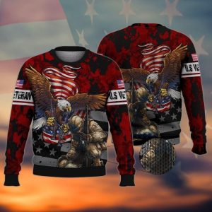 US Veteran Ugly Christmas Sweater