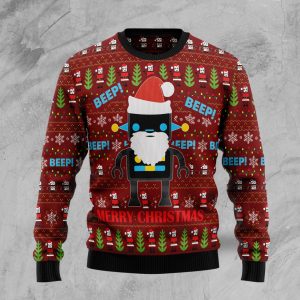 Robot Santa Ugly Christmas Sweater