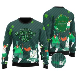 Irish Saint Patrick Day Ugly Christmas Sweater