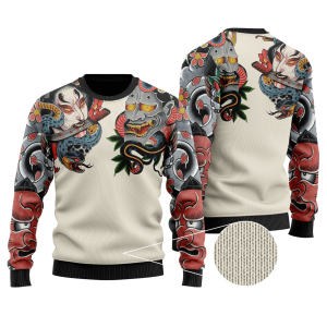 Japan Culture Ugly Christmas Sweater