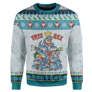 Tree Rex Ugly Christmas Sweater