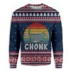 Chonk Cat Ugly Christmas Sweater