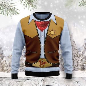 Cowboy Ugly Christmas Sweater