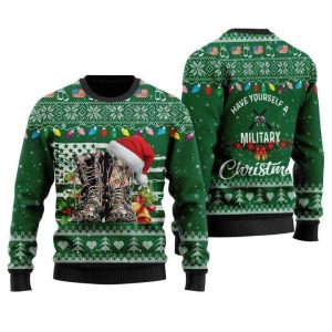 Soldiers Have Yourself A Military Ugly Christmas Sweater