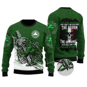 Irish Saint Patrick Day Ugly Christmas Sweater