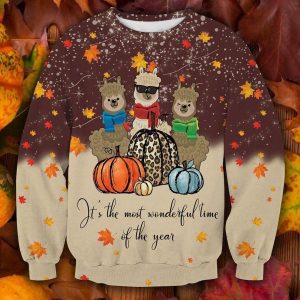 Alpaca Thanksgiving Ugly Christmas Sweater