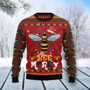 Bee Merry Ugly Christmas Sweater