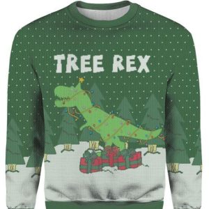 Tree Rex Ugly Christmas Sweater