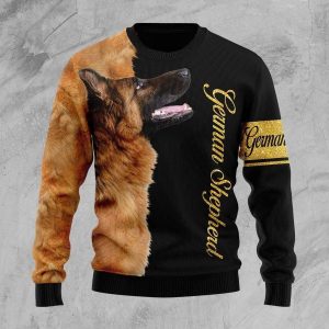 German Shepherd Dog Ugly Christmas Sweater