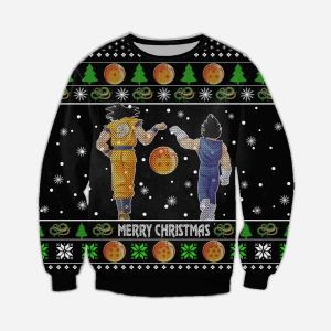 Dragon Ball Knitting Pattern 3D Print Ugly Christmas Sweater