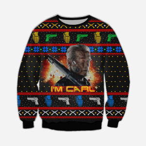 I'M Carl Knitting Pattern 3D Print Ugly Christmas Sweater