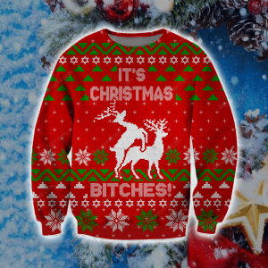 Funny Christmas Knitting Pattern 3D Print Ugly Christmas Sweater