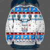 Busch Beer Knitting Pattern 3D Print Ugly Christmas Sweater