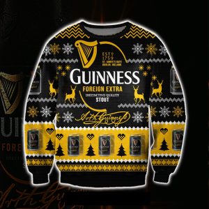 Guinness Beer 1759 3D All Over Print Ugly Christmas Sweater