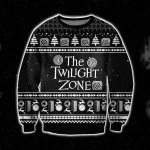 The Twilight Zone 3D Print Ugly Christmas Sweater