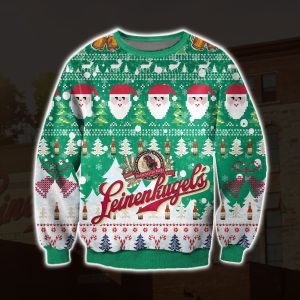 Leinenkugel'S Beer Knitting Pattern 3D Print Ugly Christmas Sweater