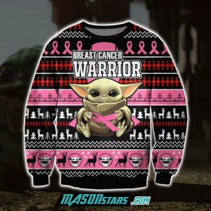 Baby Yoda With Cancer 3D Print Ugly Christmas Sweater