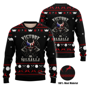 Victory Or Valhalla 3D Printed Ugly Christmas Sweater