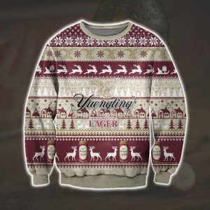 3D All Over Print Yuengling Lager Beer Ugly Christmas Sweater