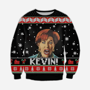 Home Alone Knitting Pattern 3D Print Ugly Christmas Sweater