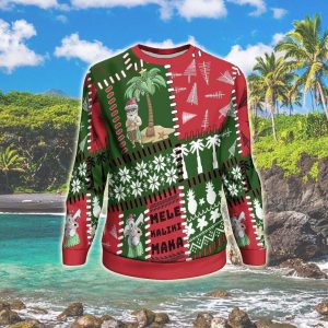 Polynesian Hawaii 3D All Over Print Ugly Christmas Sweater