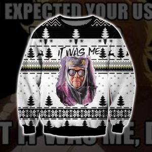 Olenna Tyrell It Was Me 3D Print Ugly Christmas Sweater