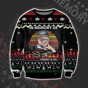 3D All Over Print Dale Earnhardt Ugly Christmas Sweater