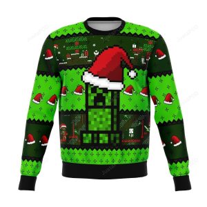 Minecraft Creeper Ugly Christmas Sweater