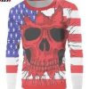 Header Skull Ugly Christmas Sweater