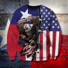 Eagle American Flag Ugly Christmas Sweater