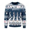 The Braves Walking Abbey Road Ugly Christmas Sweater