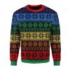 Lgbt Pride Flag Ugly Christmas Sweater